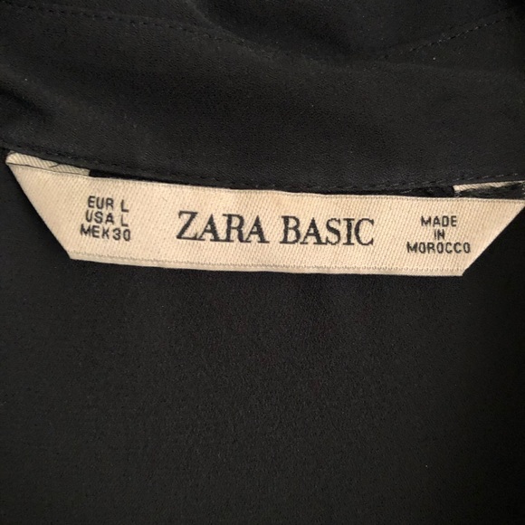 ZARA Black Tunic Top - Picture 2 of 4